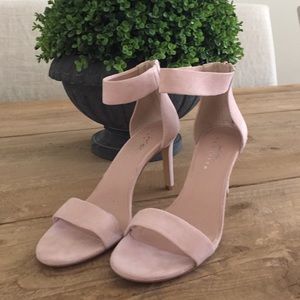 SOLD-Nude high heels sandals.