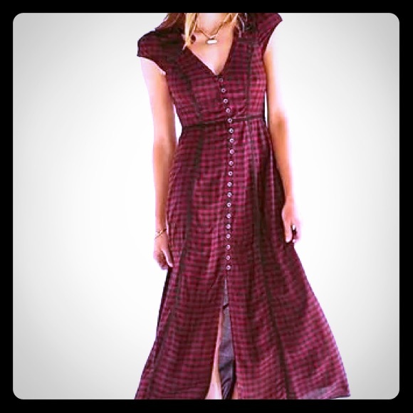 Urban Outfitters Dresses & Skirts - Urban Outfitters brand Ecote long plaid dress