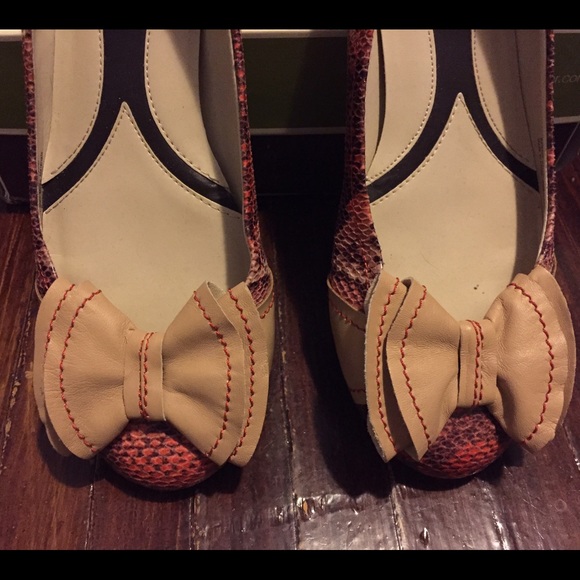 Orange and Brown Flats