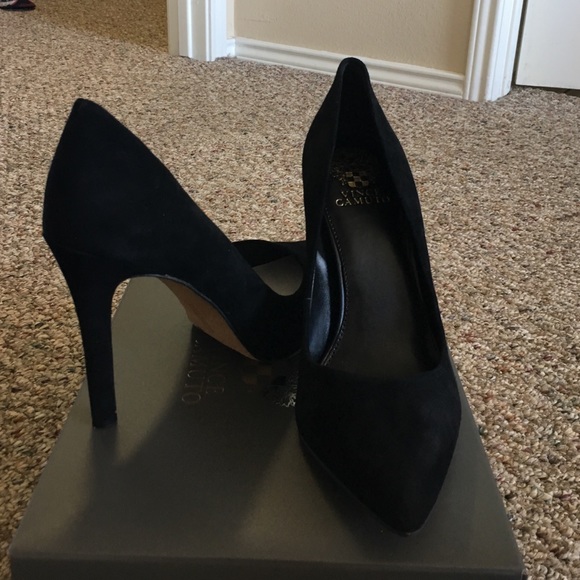 Black Suede heels