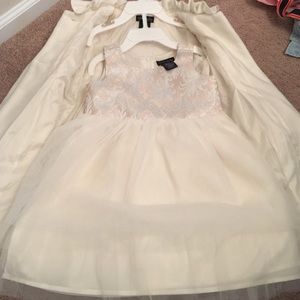Cynthia rowley 2 piece set dress and dress coat