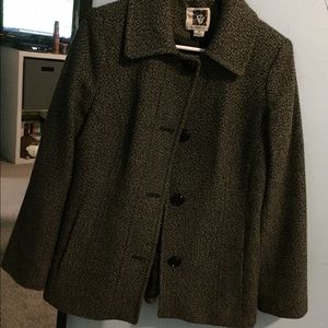 Anne Klein Pea Coat NWOT
