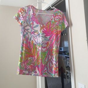 Lilly Pulitzer Michelle vneck Scuba to Cuba small