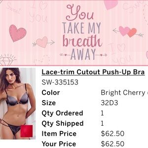 Victoria Secert Very Sexy Bra