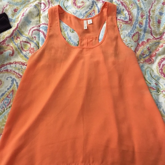 BO at Nordstrom Orange tank!