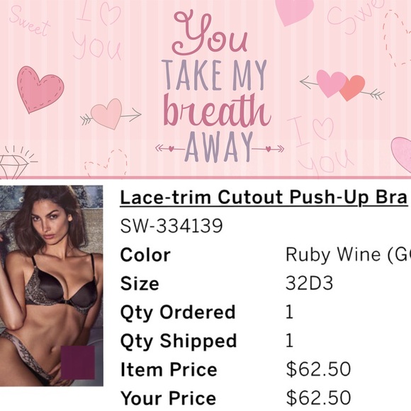 Victoria Secert Very Sexy Bra