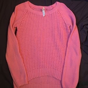 Pink sweater