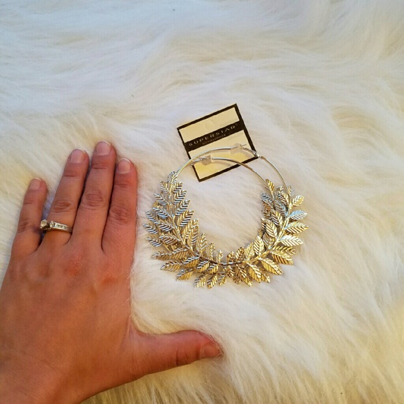 Oversized Boho Hoop Earrings - Picture 3 of 3