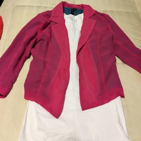 ✖️✖️🔴SOLD🔴✖️✖️Material girl pink blazer