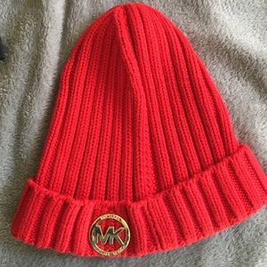 BLACK FRIDAY SALE Red Michael Kors scully/beanie