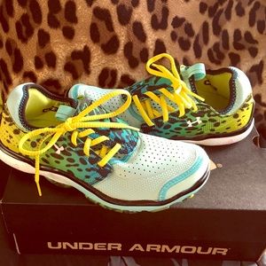 Under Armour Leopard Print Running Shoes