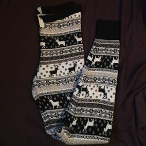 Winter tights thick warm