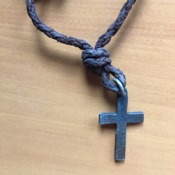 American Eagle Dark Cross Necklace