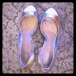 💥Silver Aldo dress heels- make it a bundle!