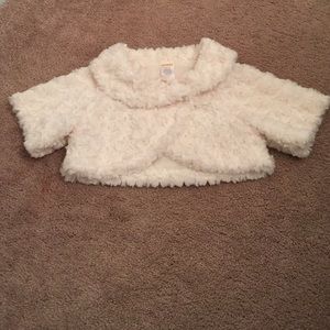 Gymboree cream cape shawl