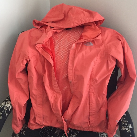 Women's north face rain jacket.