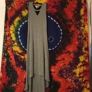 Grey High Low Dress