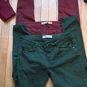 Zara slim denim size 6. Two for one