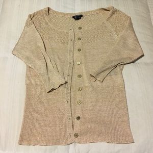 Sparky gold cardigan
