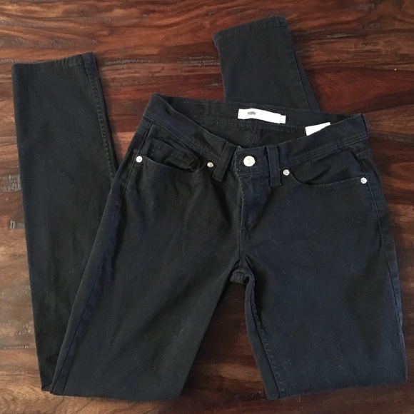 Levi's 524 Black Skinny Jeans