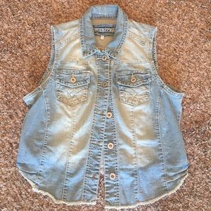 Maurice's denim vest