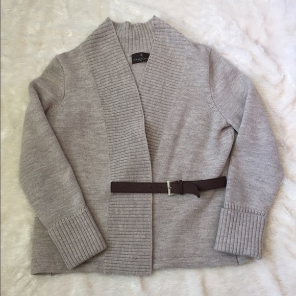 100% Merino Wool Sweater with belt