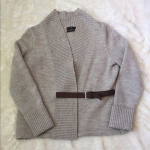 100% Merino Wool Sweater with belt