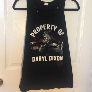 Property of Daryl Dixon Walking Dead Tank🏹