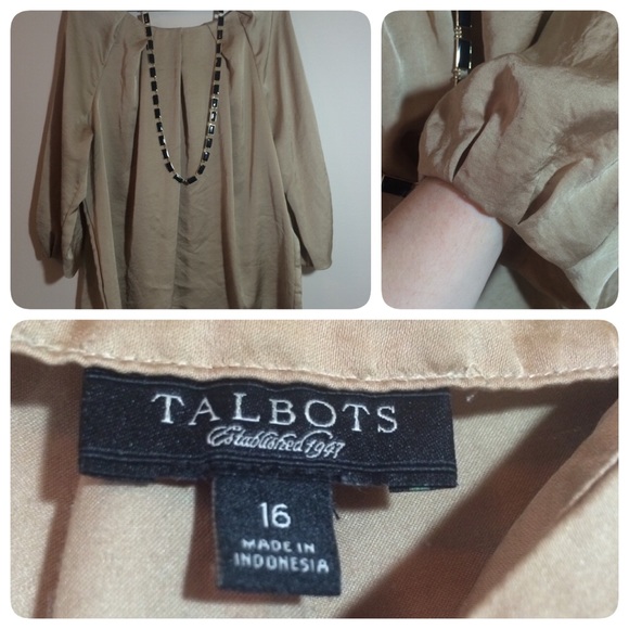 Reserved for @llanbow. Talbots 3/4 Sleeve Shirt