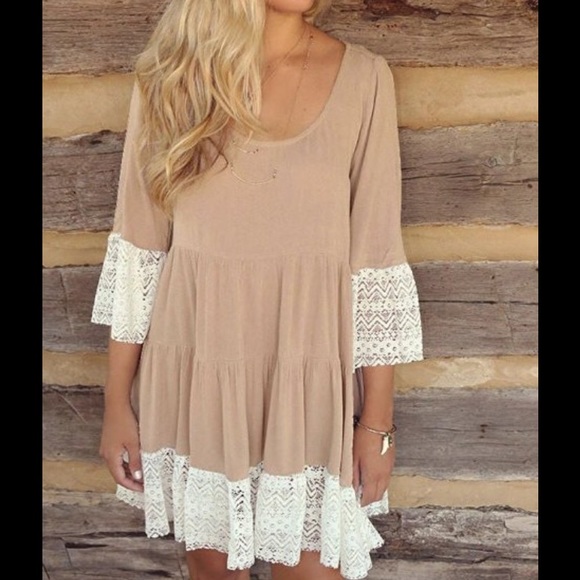 Boho Loose Lace Dress🌙 - Picture 2 of 3