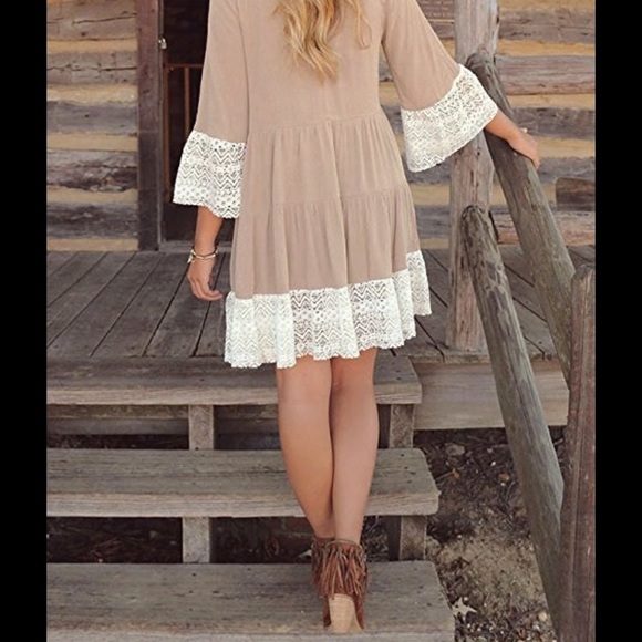 Boho Loose Lace Dress🌙 - Picture 3 of 3