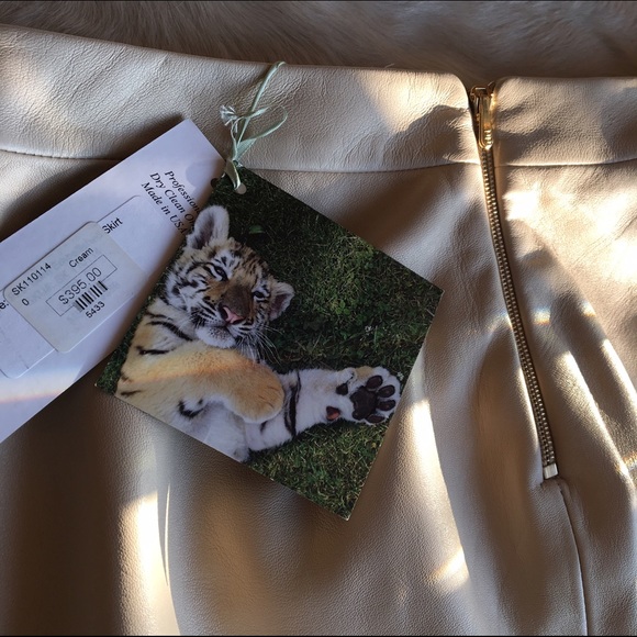 Kora Rae leather beaded mini skirt - Picture 4 of 5