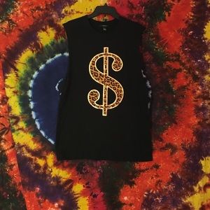 Leopard Money Sign T-Shirt