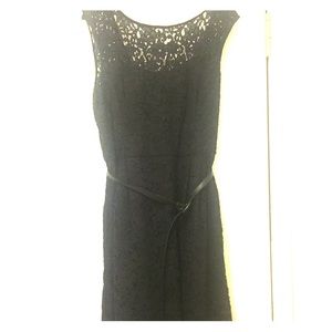 White House black market Black lace dress