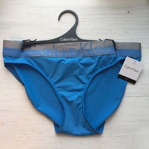 elegant blue calvin klein panties