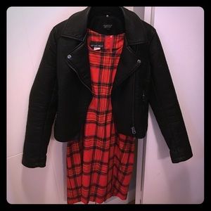 FALL SALE Vintage 90s Plaid Grunge Dress