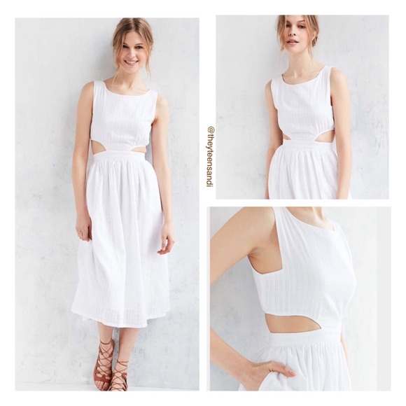 Objects Without Meaning X UO Cutout White Dress