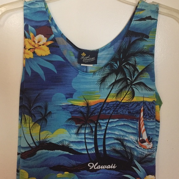 Hawaii printed maxi dress