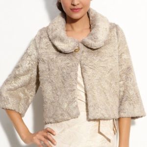 Kate Spade New York lux faux fur jacket