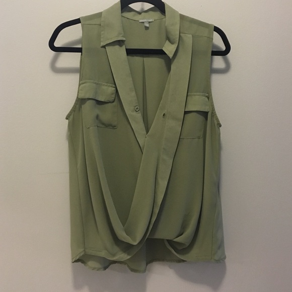Charlotte Russe light olive tank - Picture 2 of 4