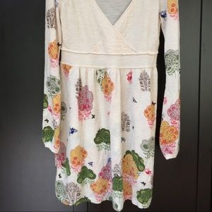 Moth by Anthropologie sweater tunic dress w/ birds