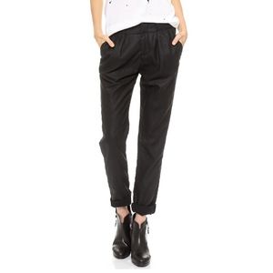 NWT rag & bone/JEAN black coated trouser sz 26