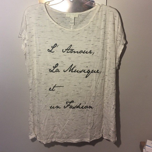 Forever 21 Plus Size Graphic Flowy Tee