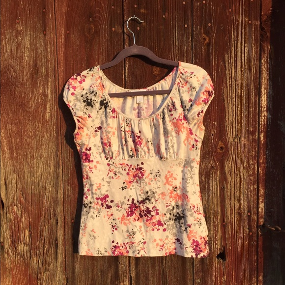 Ann Taylor Loft peasant top Size M