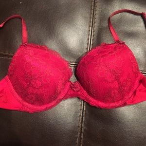 Adore Me sexy lace red bra!
