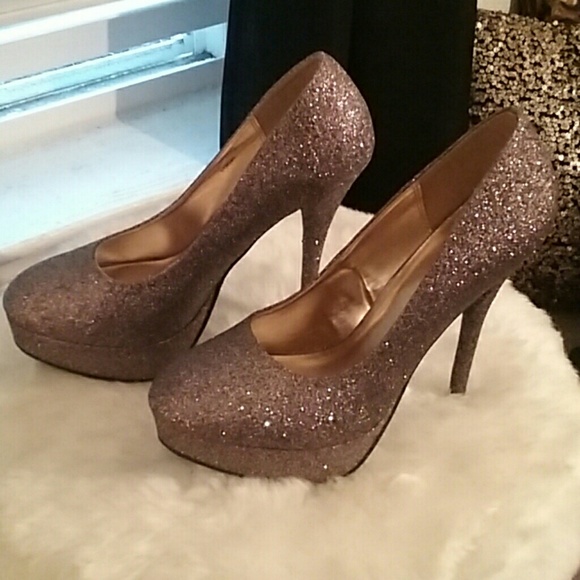 Multi Colored Glitter Stilettos