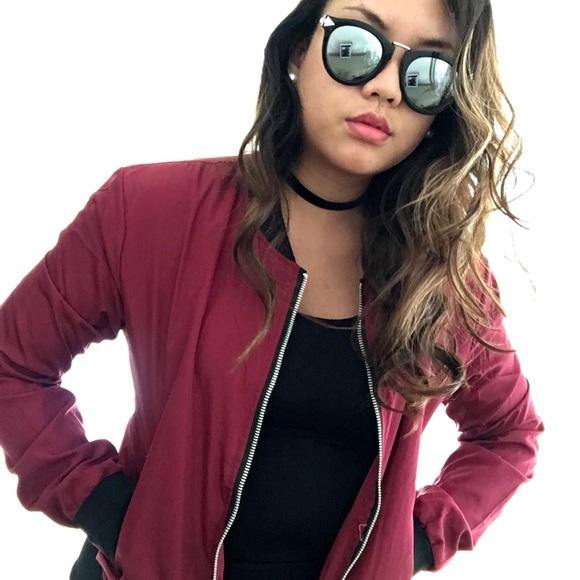 🖤 Last 2! RED BOMBER bomber jacket - Picture 8 of 8