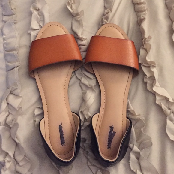 Never worn sandals from Target!
