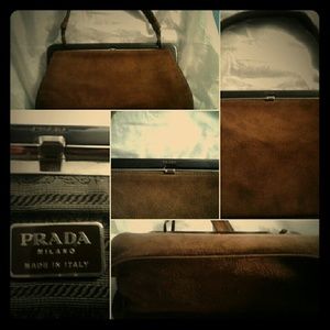 Unbelievable Vintage Leather Prada handbag
