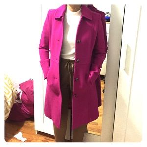 J CREW Fuschia Peacoat